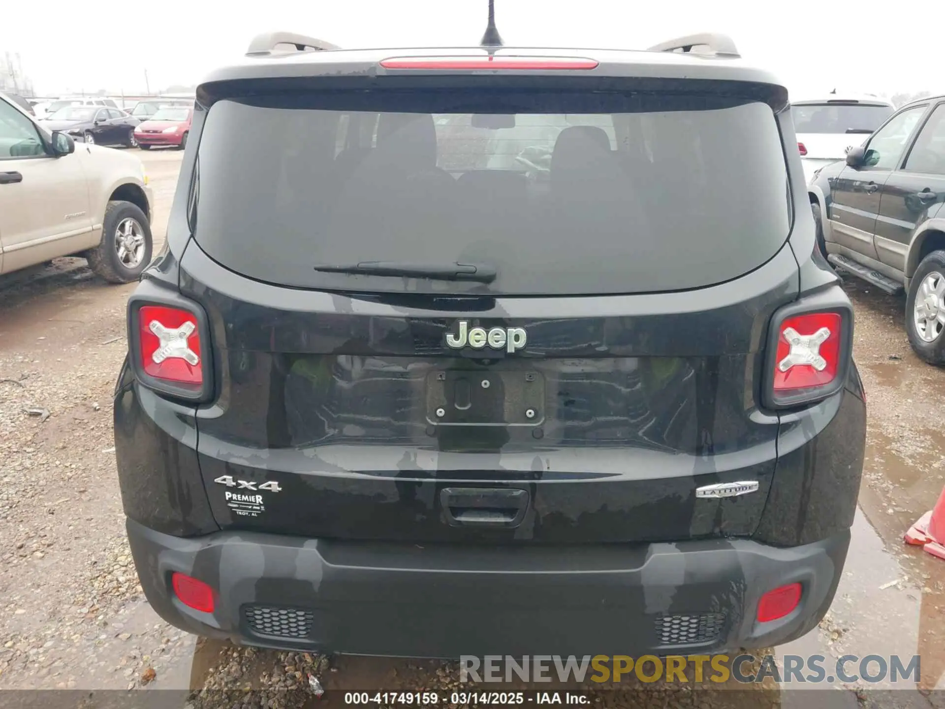 16 Photograph of a damaged car ZACNJDB17NPN85853 JEEP RENEGADE 2022