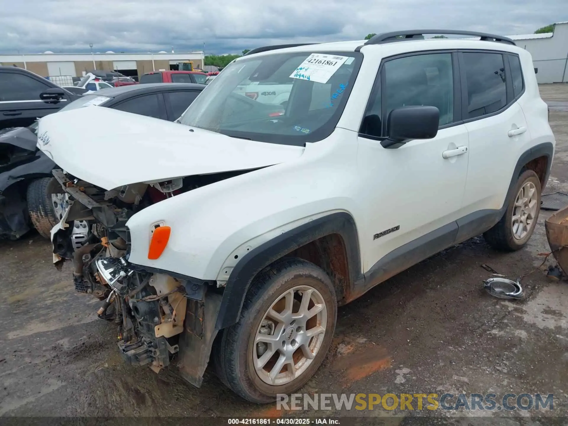 2 Фотография поврежденного автомобиля ZACNJDB18NPN89443 JEEP RENEGADE 2022