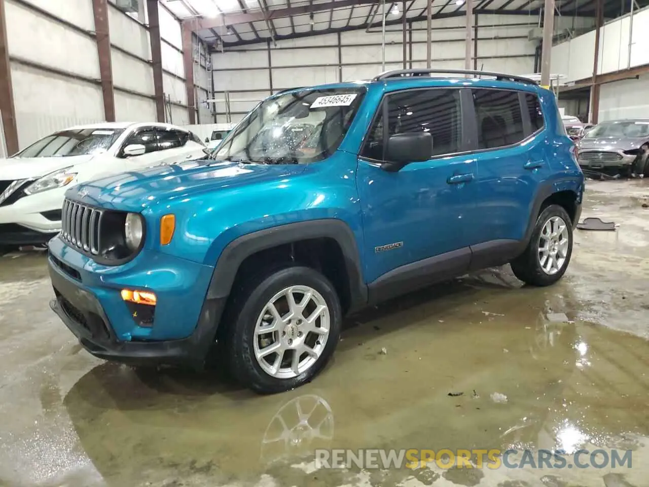 1 Photograph of a damaged car ZACNJDB19NPN50716 JEEP RENEGADE 2022