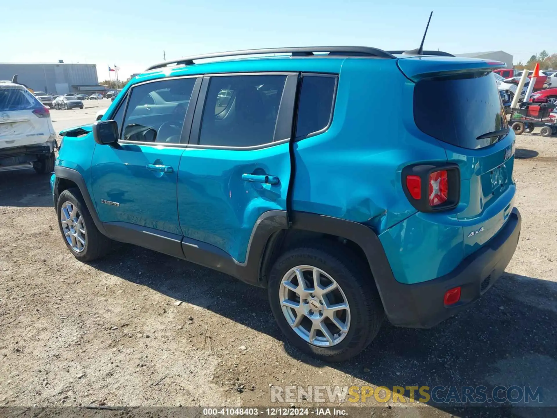 3 Фотография поврежденного автомобиля ZACNJDB19NPN79181 JEEP RENEGADE 2022