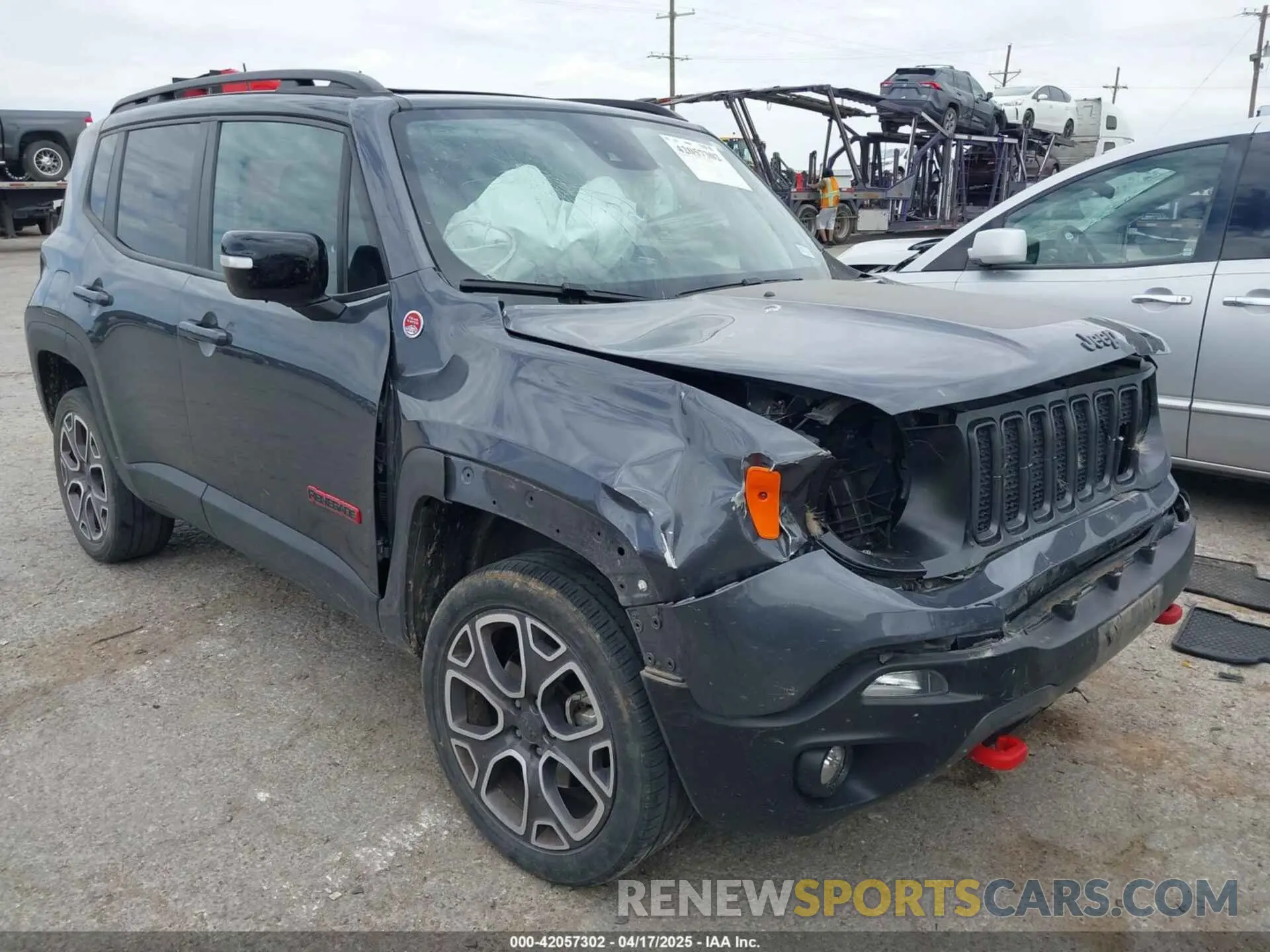 1 Фотография поврежденного автомобиля ZACNJDC10NPN62719 JEEP RENEGADE 2022