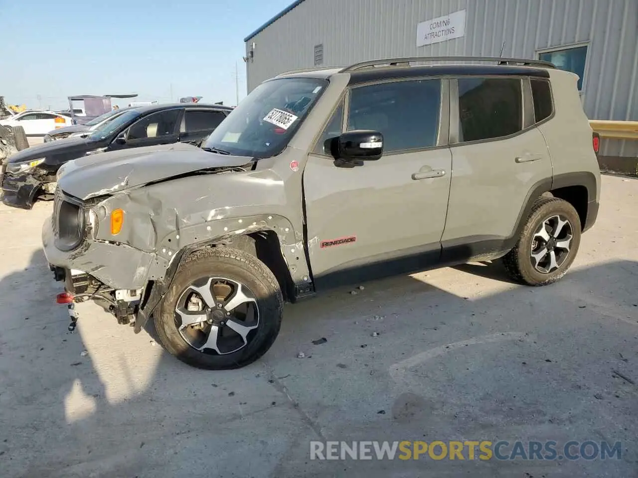 1 Photograph of a damaged car ZACNJDC19NPN63173 JEEP RENEGADE 2022