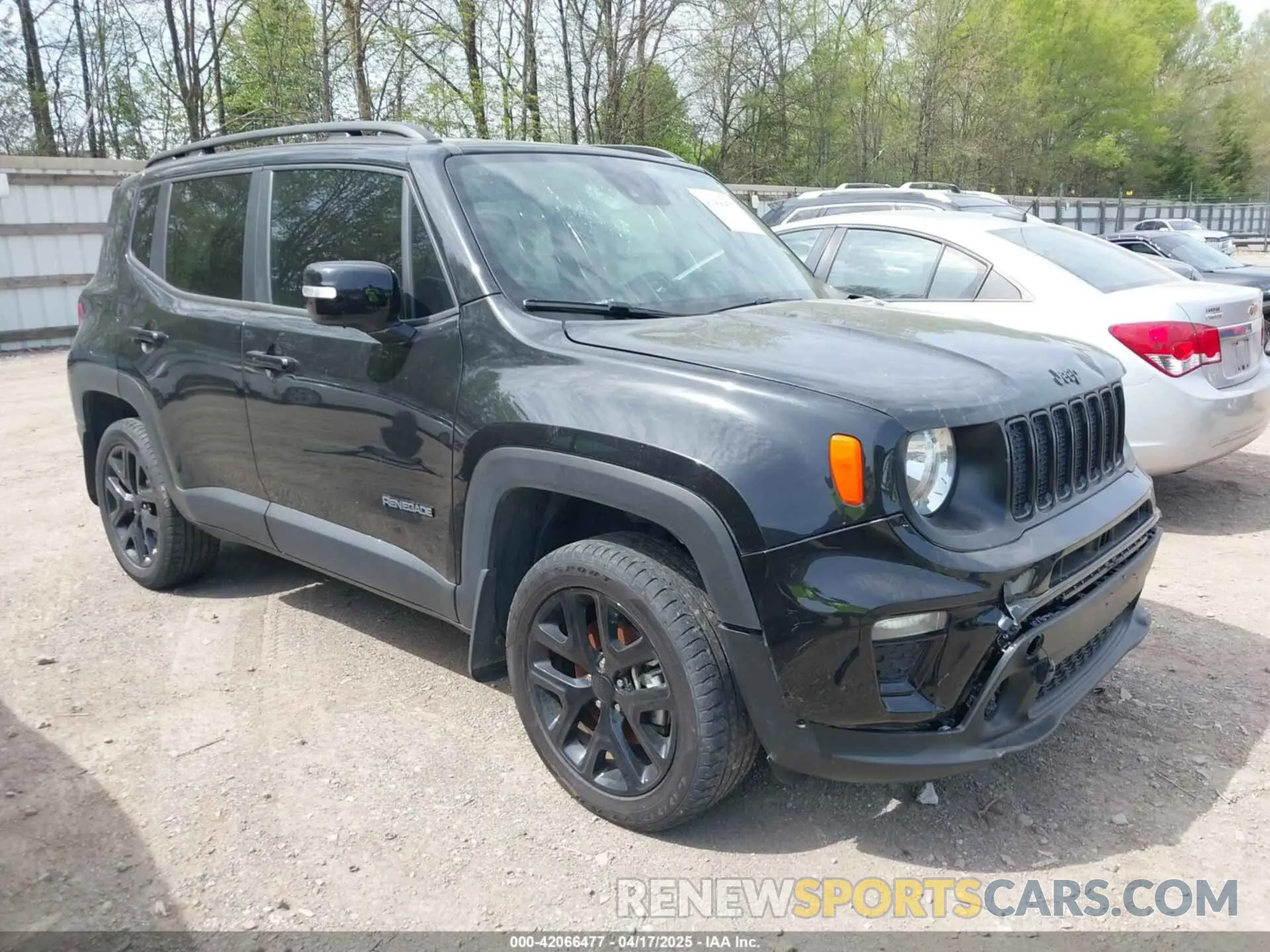 1 Photograph of a damaged car ZACNJDE18NPN80964 JEEP RENEGADE 2022