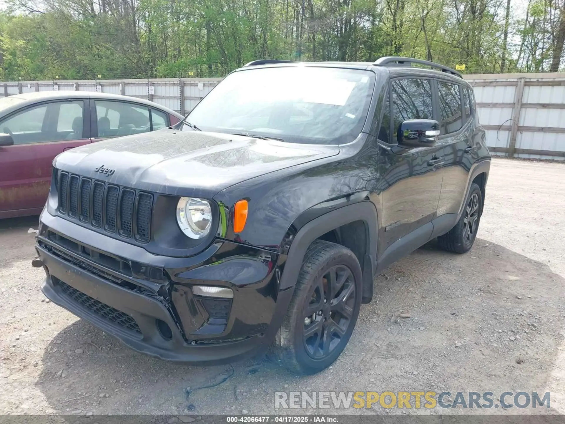 2 Photograph of a damaged car ZACNJDE18NPN80964 JEEP RENEGADE 2022