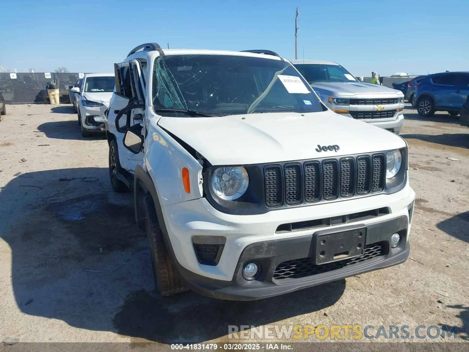 1 Фотография поврежденного автомобиля ZACNJDE1XNPN71389 JEEP RENEGADE 2022