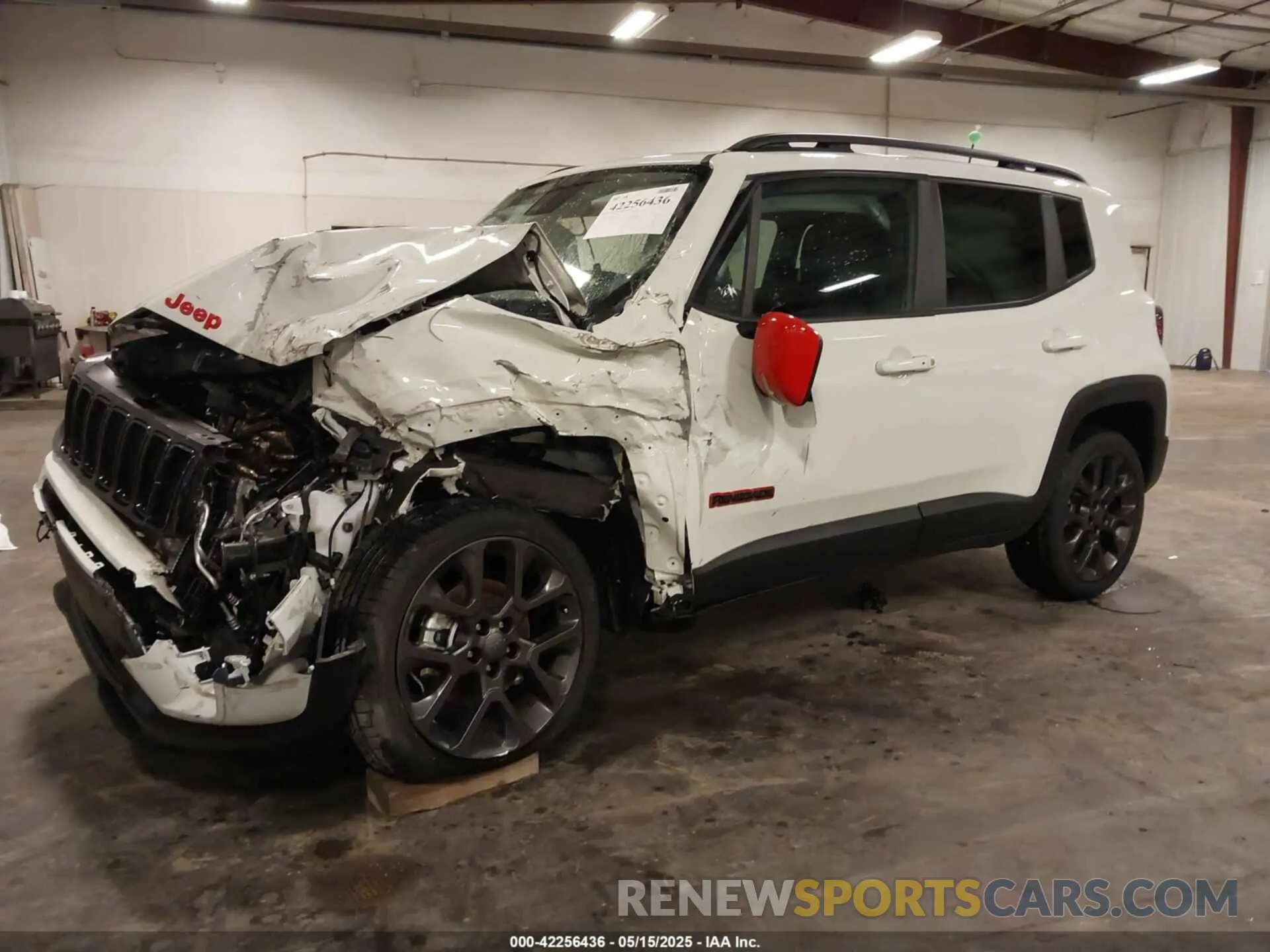 2 Photograph of a damaged car ZACNJDB10PPP33599 JEEP RENEGADE 2023