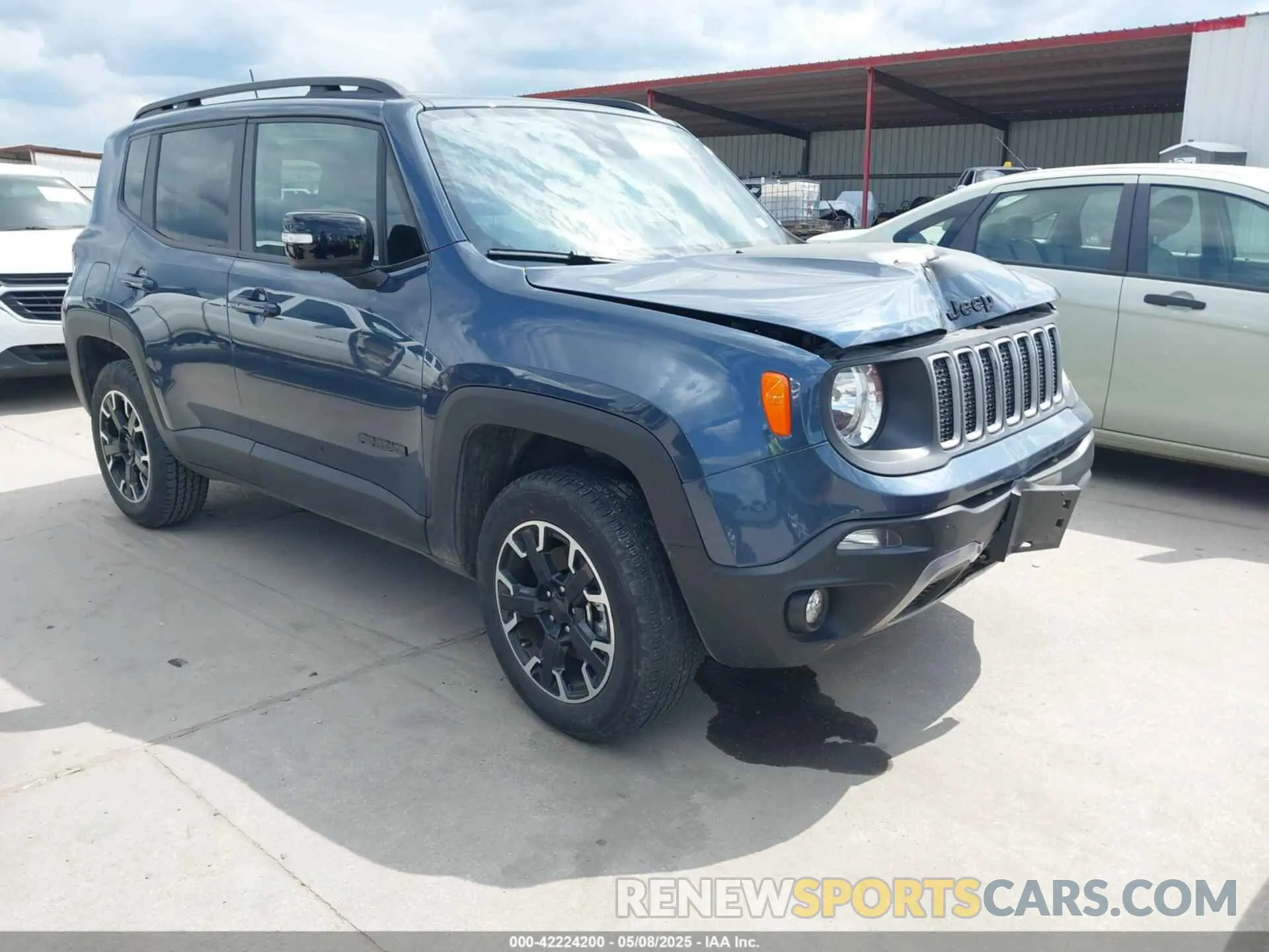 1 Photograph of a damaged car ZACNJDB10PPP70488 JEEP RENEGADE 2023