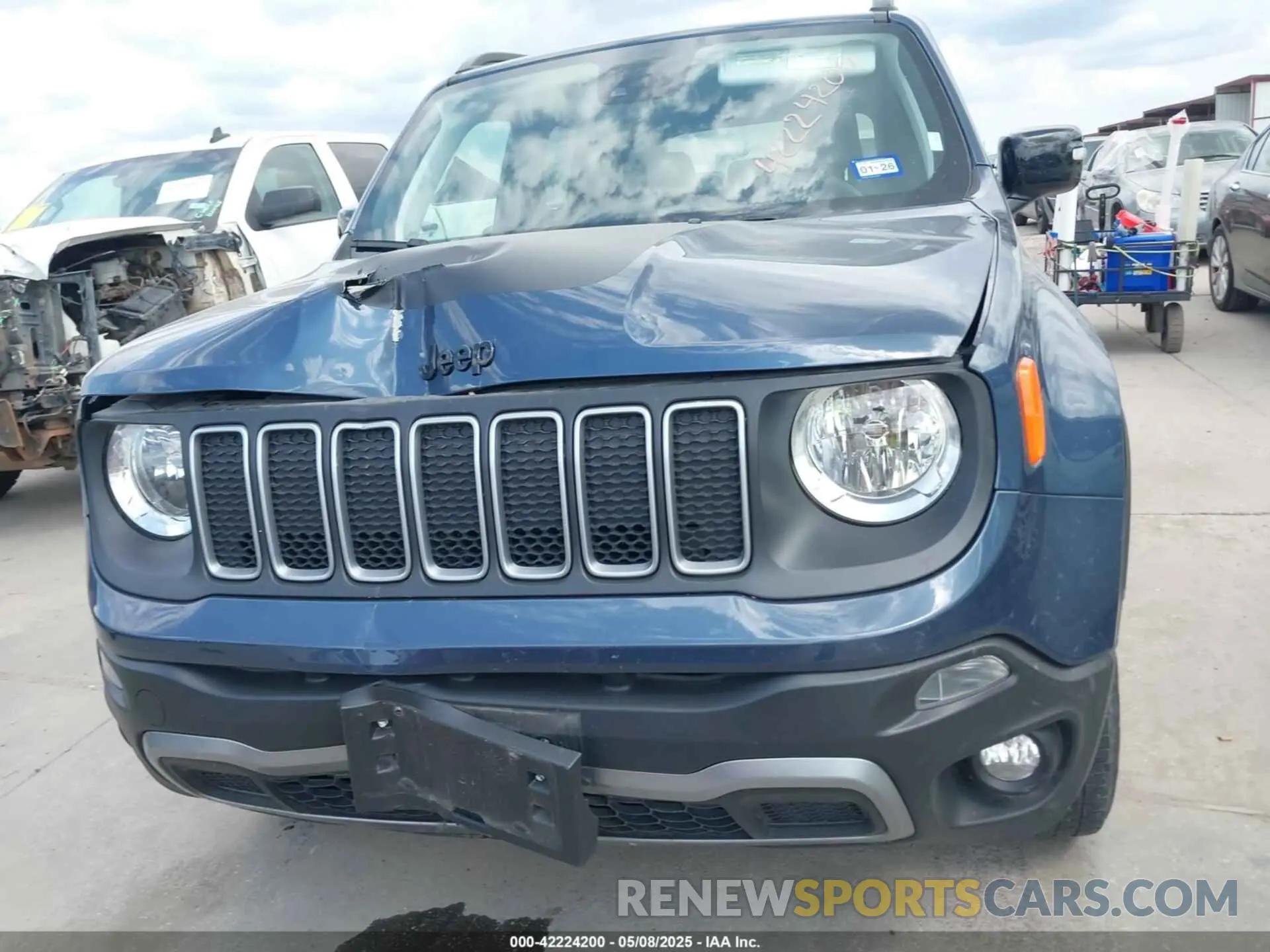 6 Photograph of a damaged car ZACNJDB10PPP70488 JEEP RENEGADE 2023