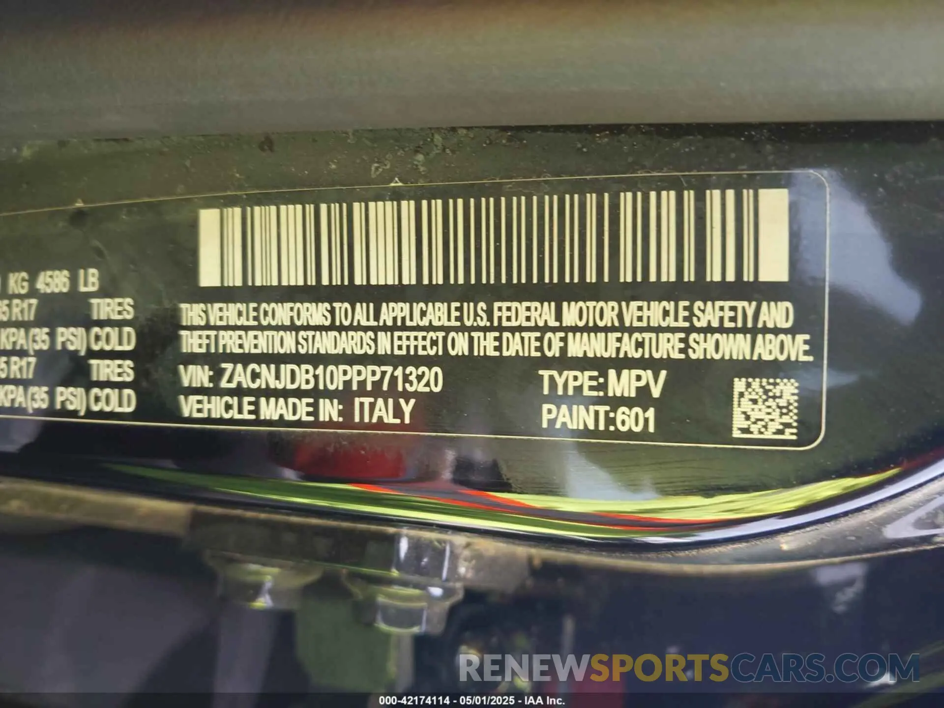 9 Фотография поврежденного автомобиля ZACNJDB10PPP71320 JEEP RENEGADE 2023