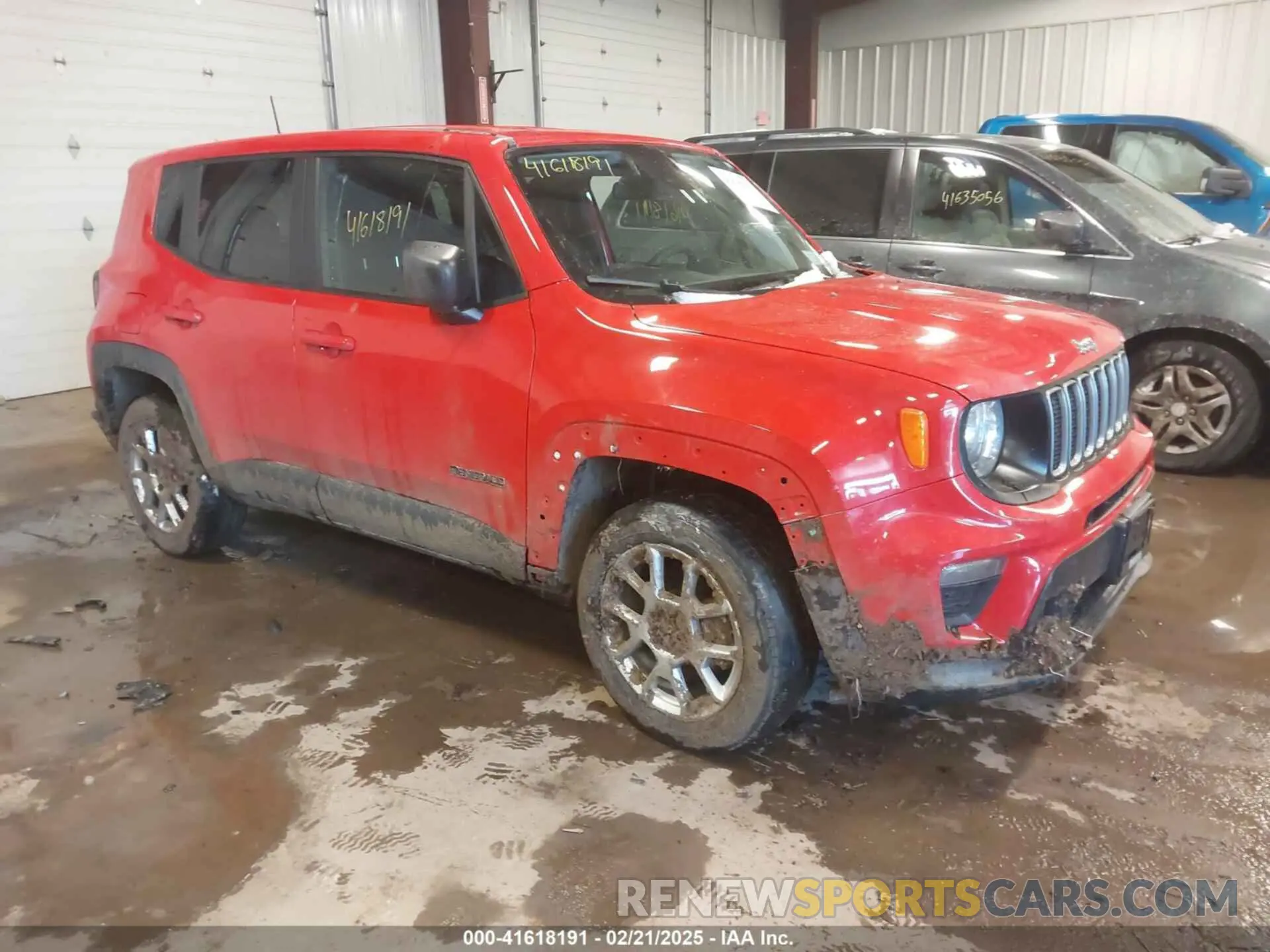 1 Photograph of a damaged car ZACNJDB11PPP16097 JEEP RENEGADE 2023