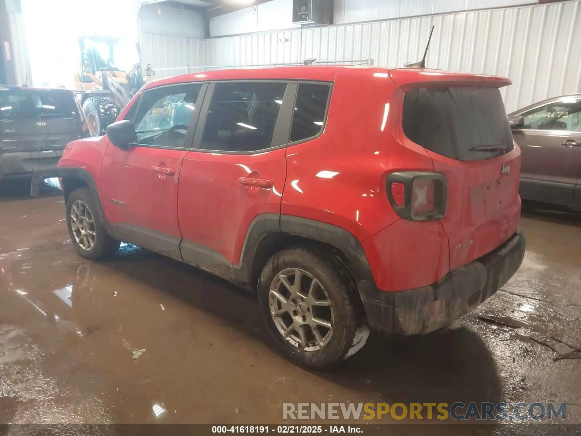 3 Photograph of a damaged car ZACNJDB11PPP16097 JEEP RENEGADE 2023