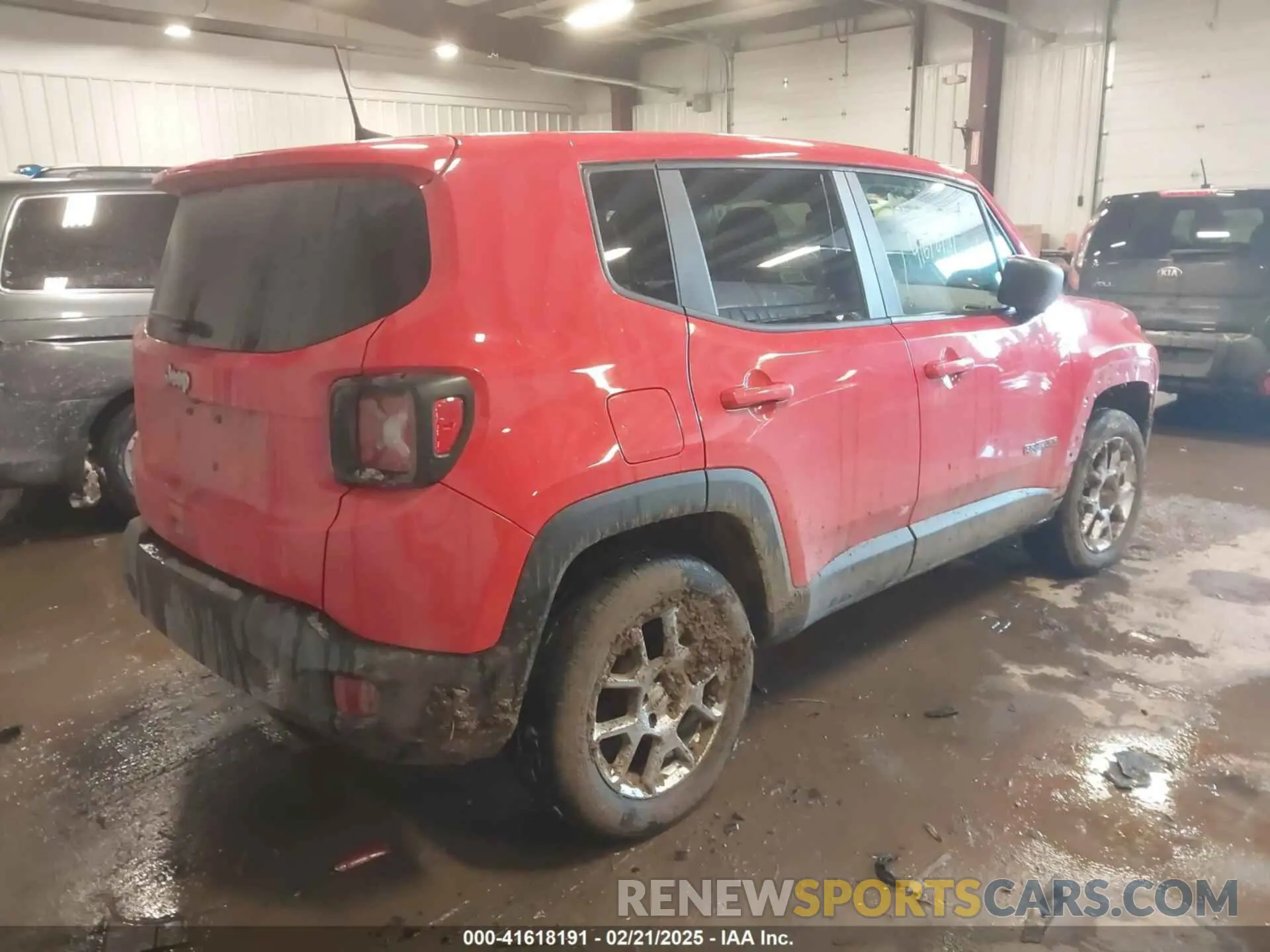4 Photograph of a damaged car ZACNJDB11PPP16097 JEEP RENEGADE 2023