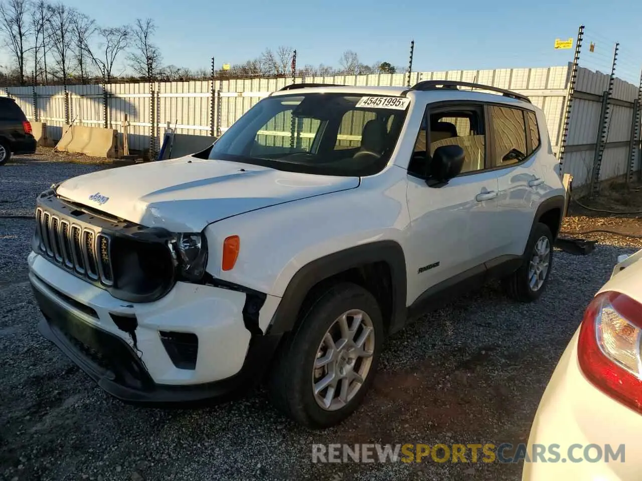 1 Photograph of a damaged car ZACNJDB11PPP23194 JEEP RENEGADE 2023