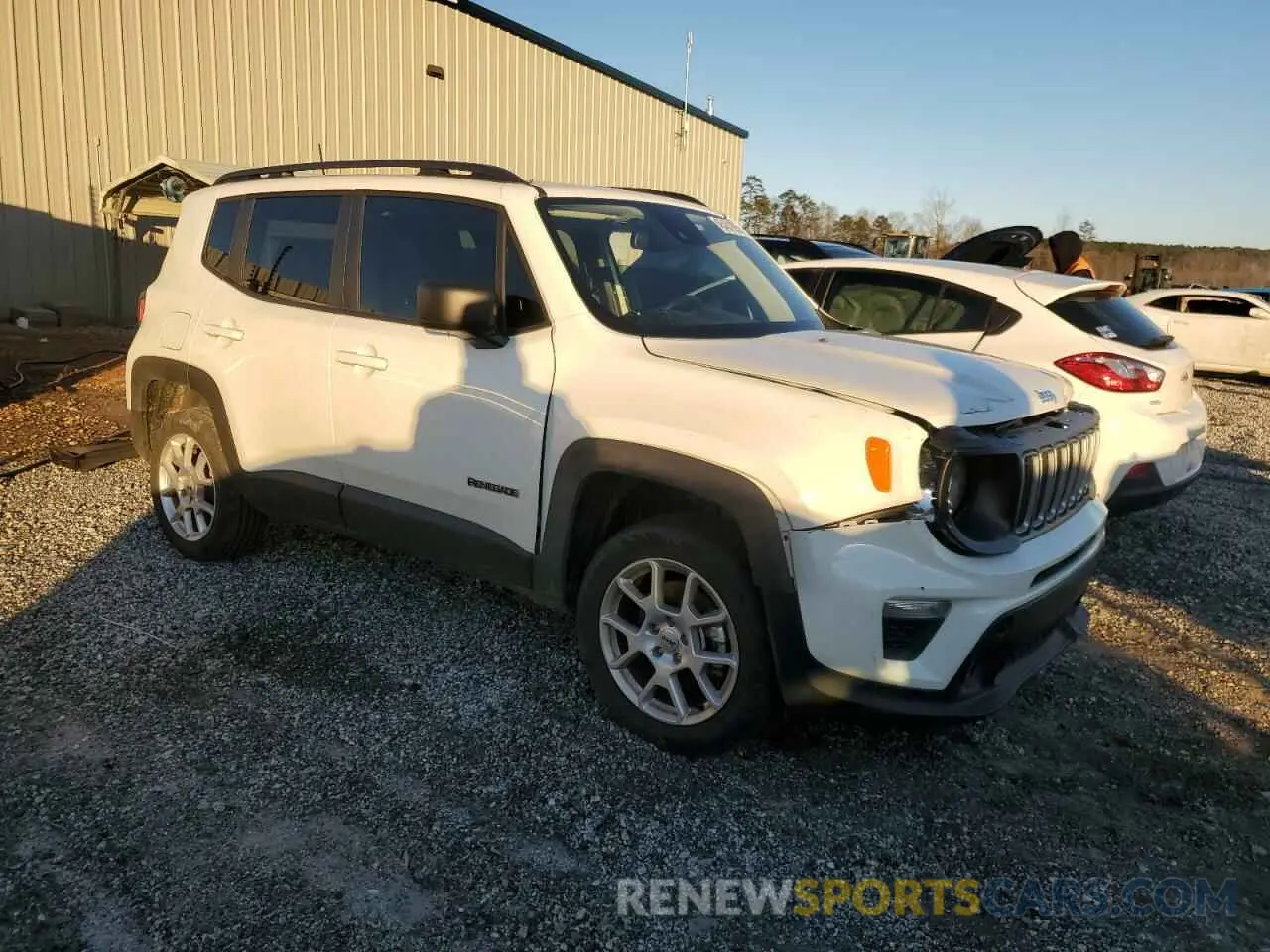 4 Photograph of a damaged car ZACNJDB11PPP23194 JEEP RENEGADE 2023