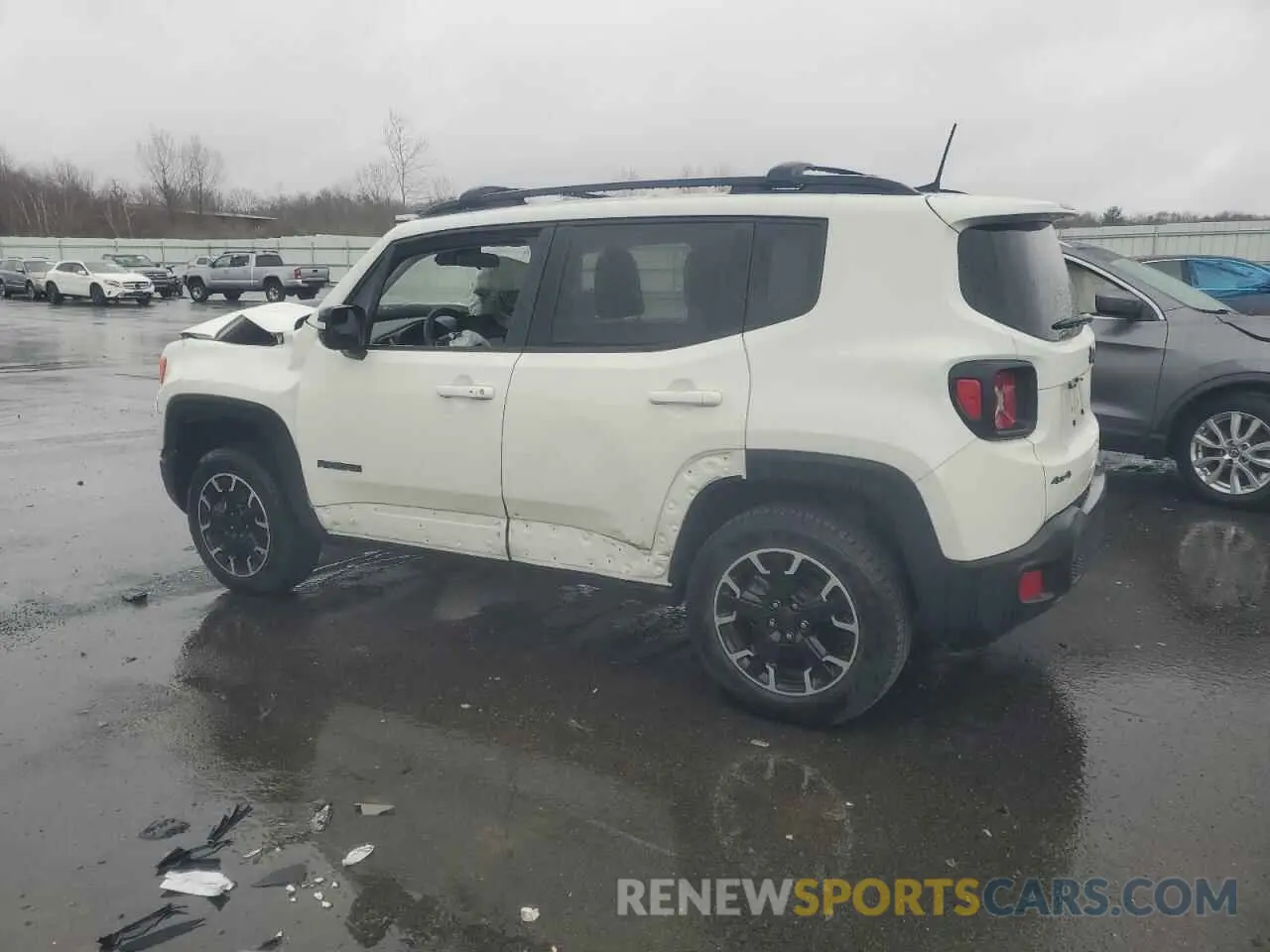 2 Photograph of a damaged car ZACNJDB12PPP38920 JEEP RENEGADE 2023