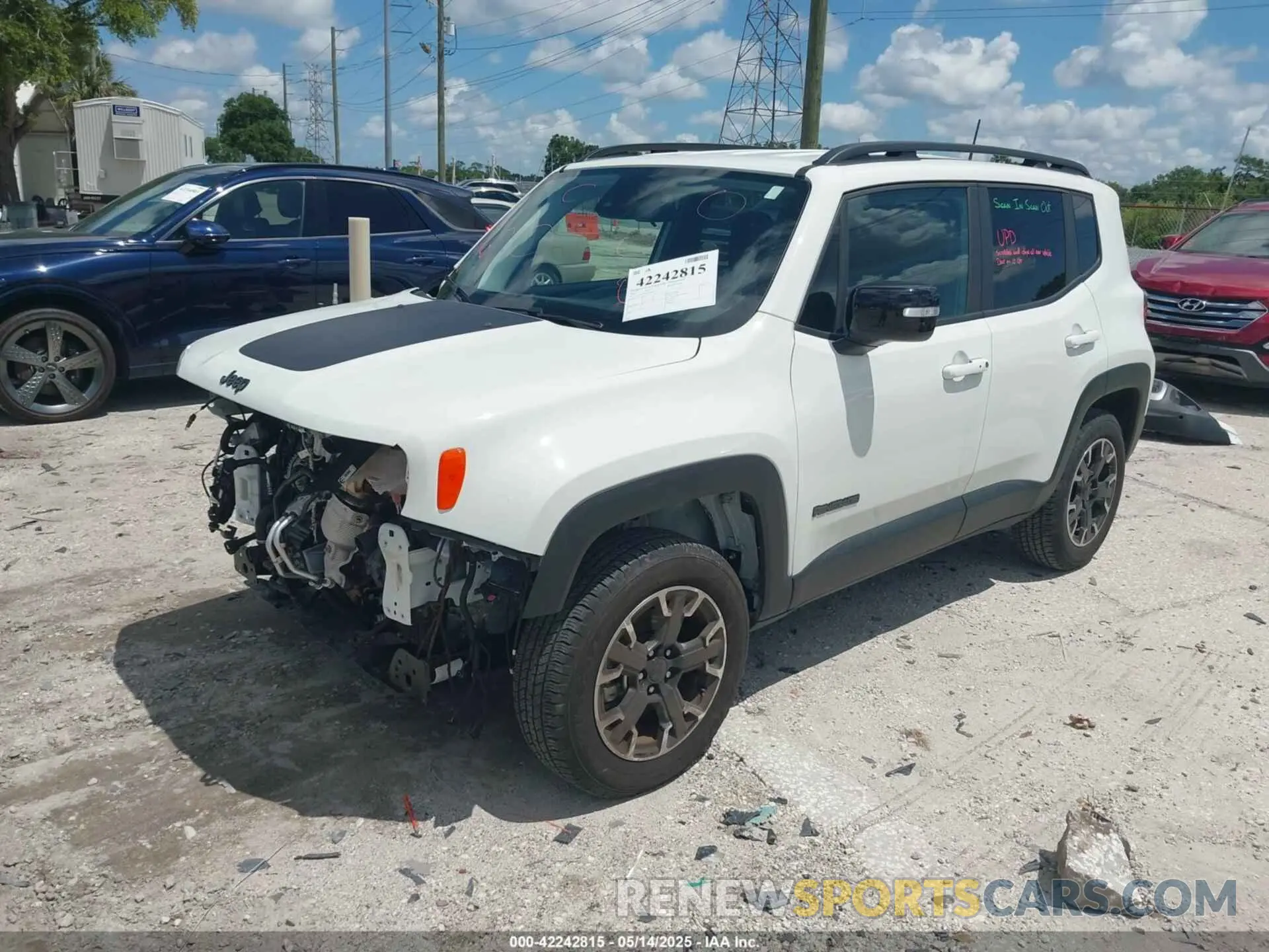 2 Фотография поврежденного автомобиля ZACNJDB12PPP39095 JEEP RENEGADE 2023