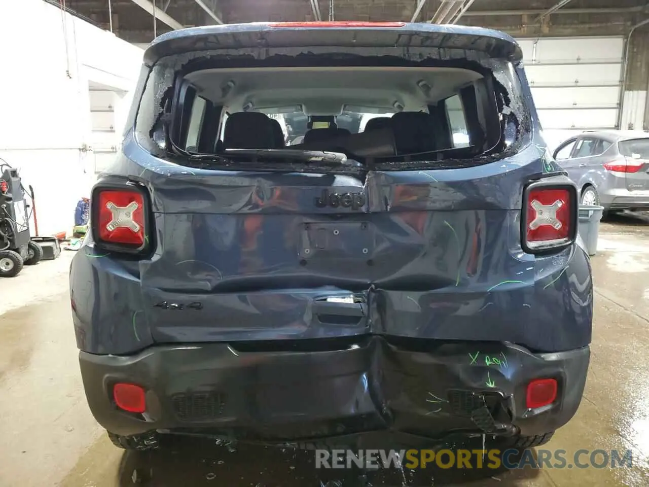 6 Photograph of a damaged car ZACNJDB12PPP41283 JEEP RENEGADE 2023