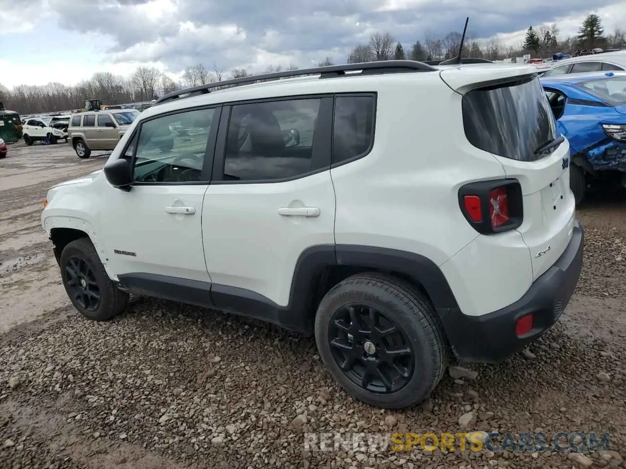 2 Photograph of a damaged car ZACNJDB12PPP59542 JEEP RENEGADE 2023
