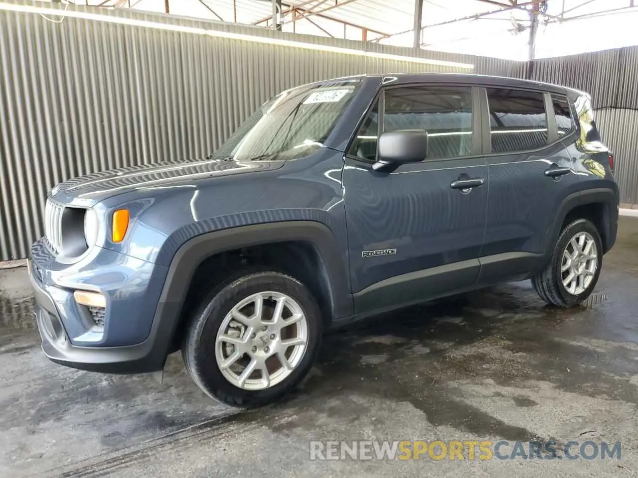 1 Photograph of a damaged car ZACNJDB12PPP70699 JEEP RENEGADE 2023