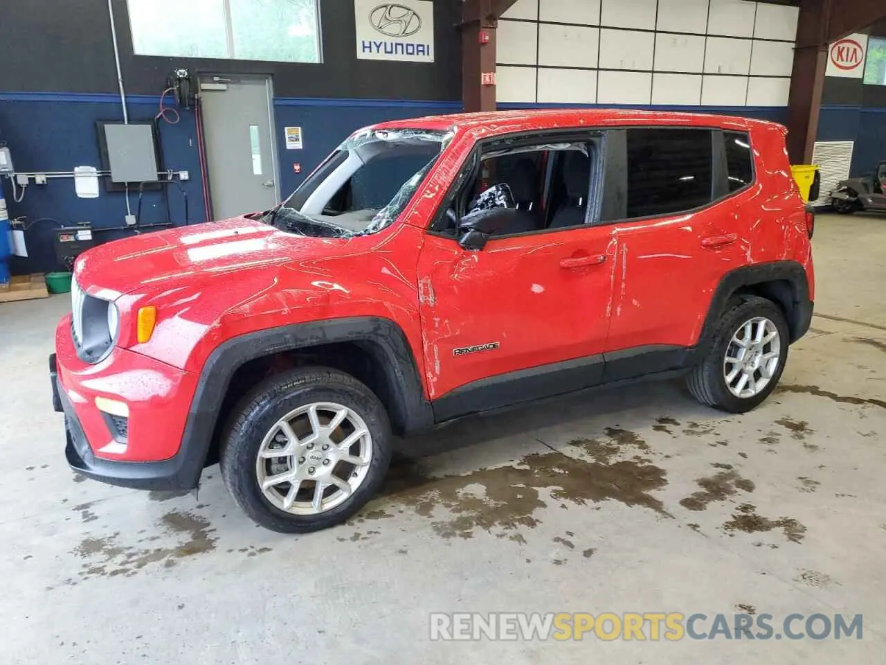 1 Photograph of a damaged car ZACNJDB12PPP70704 JEEP RENEGADE 2023