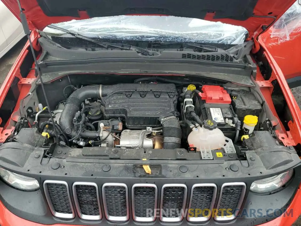 12 Photograph of a damaged car ZACNJDB12PPP70704 JEEP RENEGADE 2023