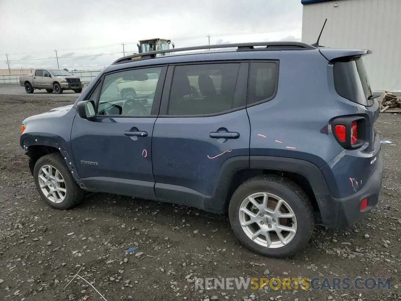 2 Photograph of a damaged car ZACNJDB13PPP31264 JEEP RENEGADE 2023