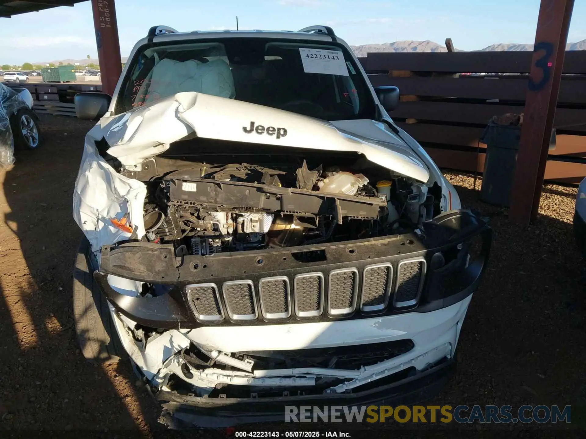 12 Photograph of a damaged car ZACNJDB13PPP32981 JEEP RENEGADE 2023