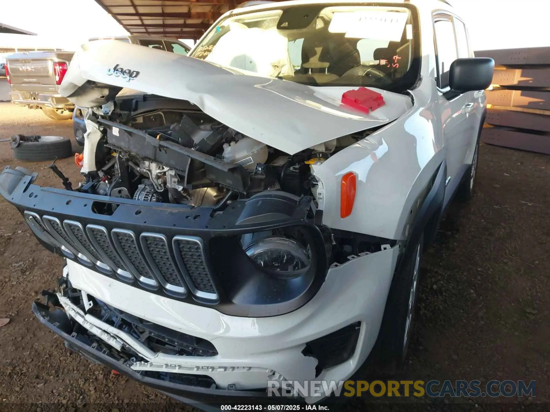 6 Photograph of a damaged car ZACNJDB13PPP32981 JEEP RENEGADE 2023