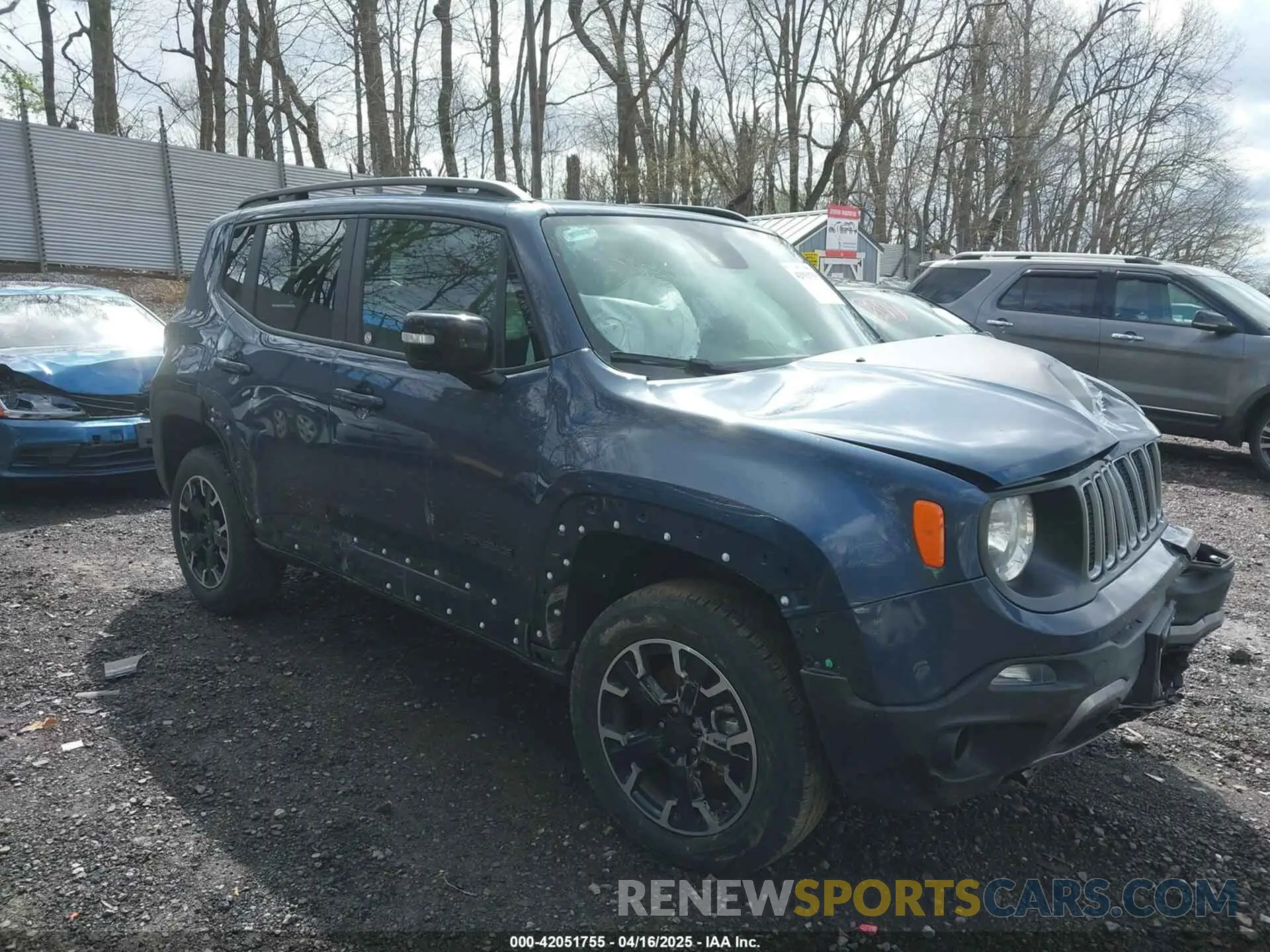 1 Photograph of a damaged car ZACNJDB17PPP61612 JEEP RENEGADE 2023