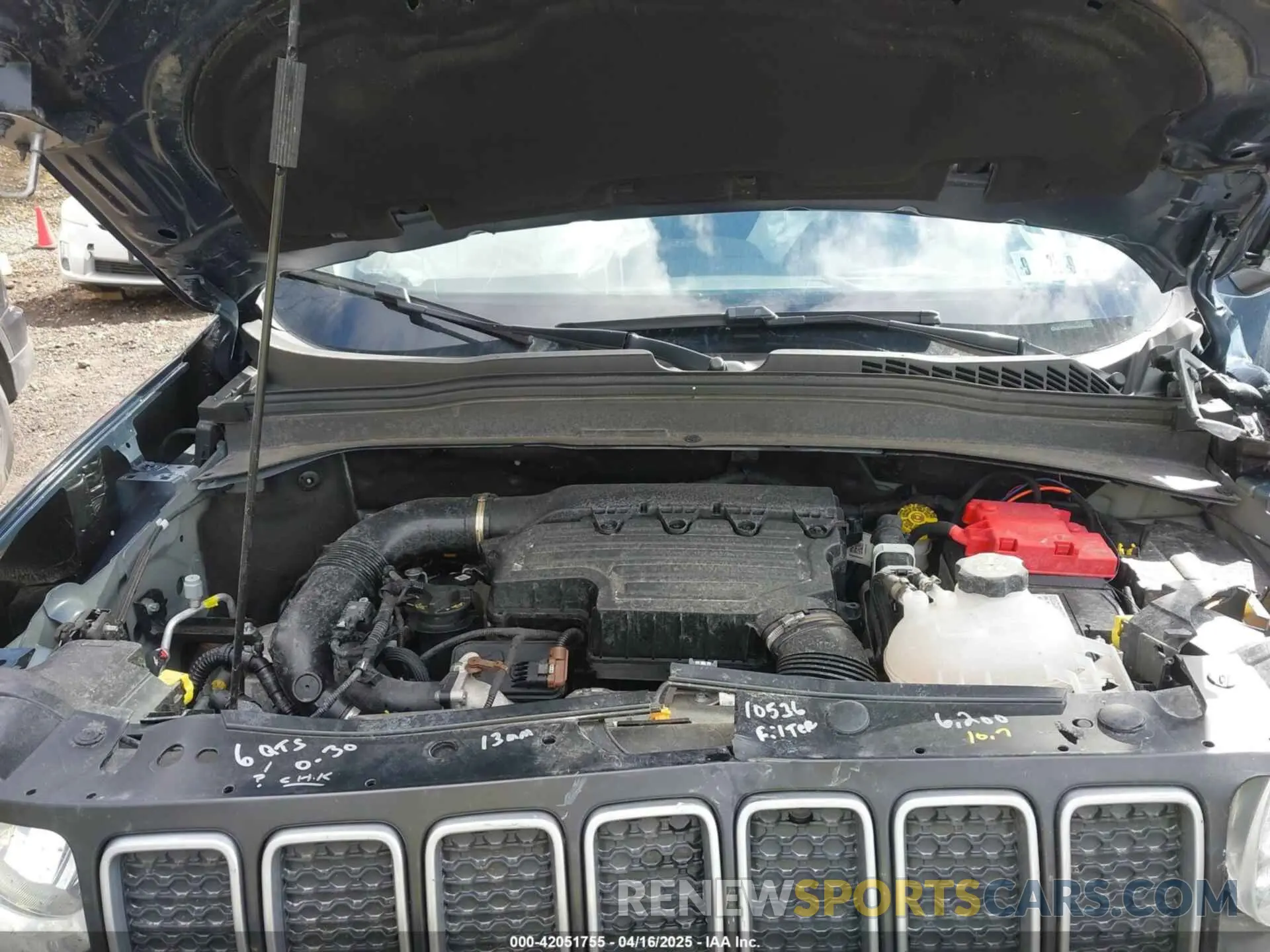 10 Photograph of a damaged car ZACNJDB17PPP61612 JEEP RENEGADE 2023