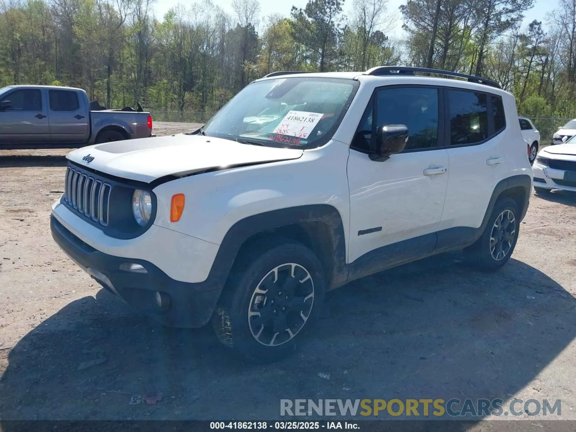 2 Photograph of a damaged car ZACNJDB17PPP70259 JEEP RENEGADE 2023