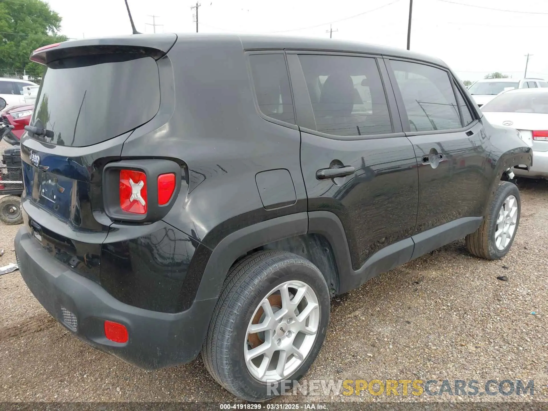 4 Photograph of a damaged car ZACNJDB18PPP16162 JEEP RENEGADE 2023