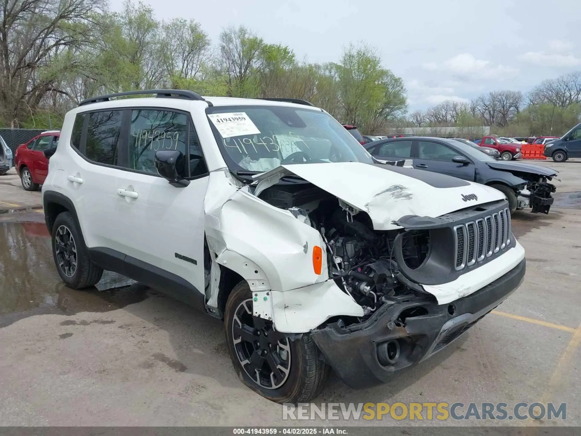 6 Photograph of a damaged car ZACNJDB18PPP66320 JEEP RENEGADE 2023