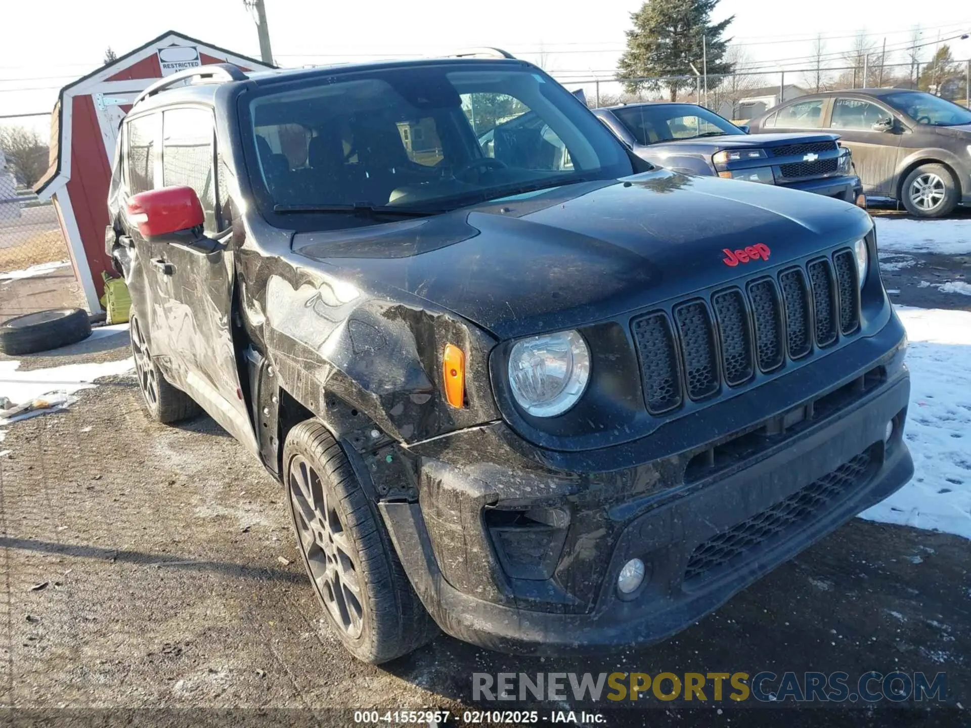 1 Photograph of a damaged car ZACNJDB19PPP34881 JEEP RENEGADE 2023