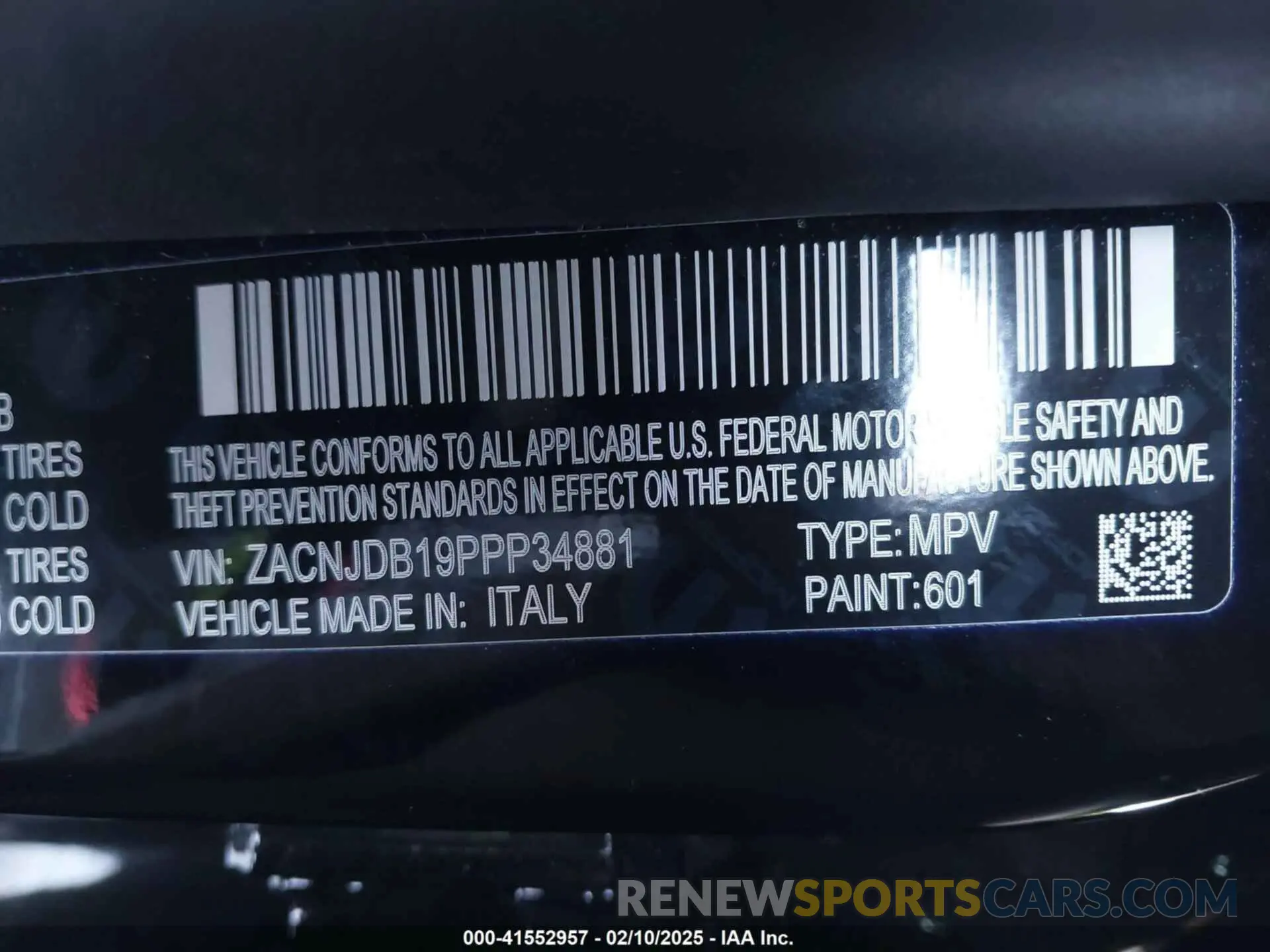 9 Photograph of a damaged car ZACNJDB19PPP34881 JEEP RENEGADE 2023
