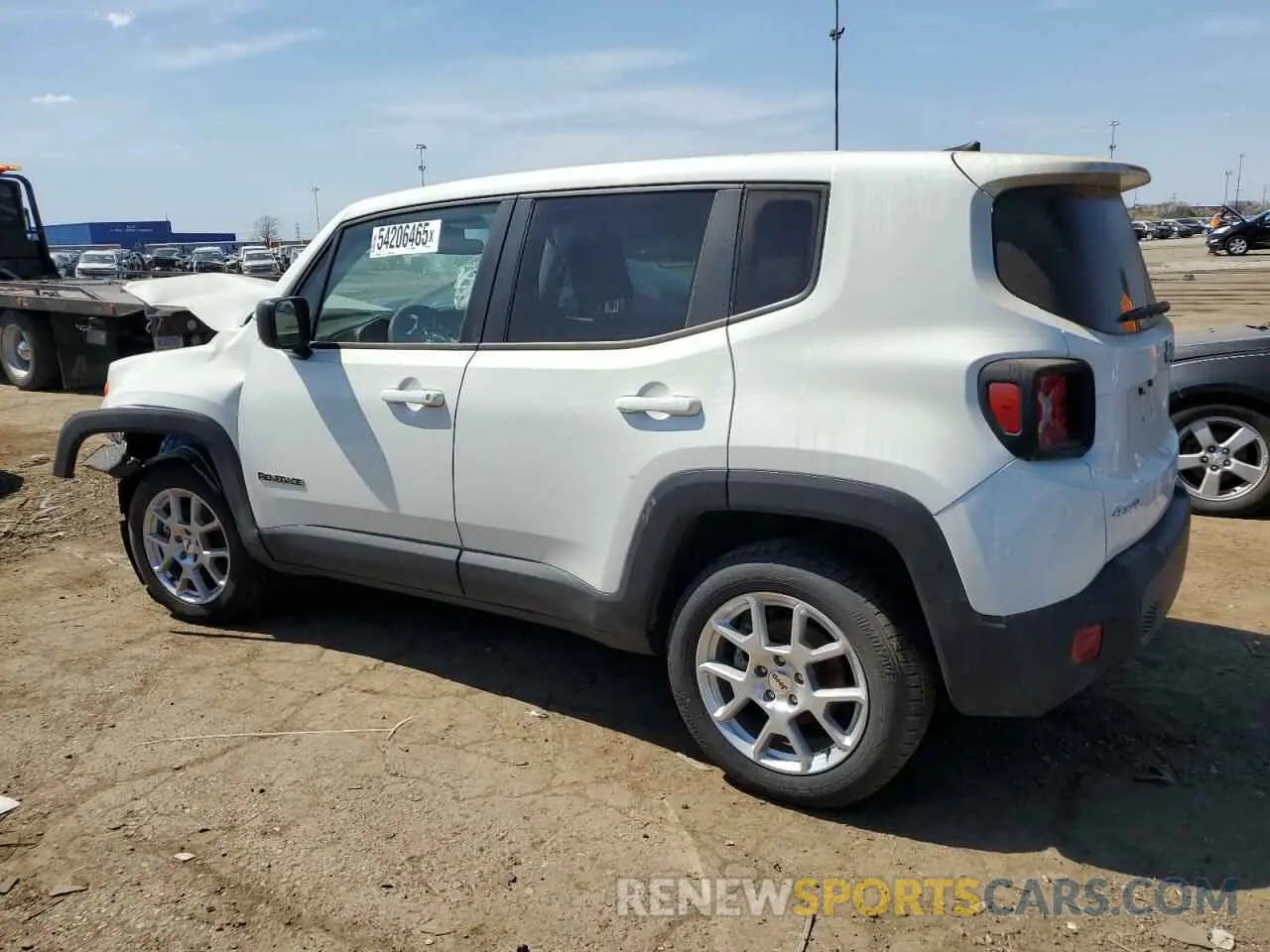 2 Photograph of a damaged car ZACNJDB19PPP68772 JEEP RENEGADE 2023