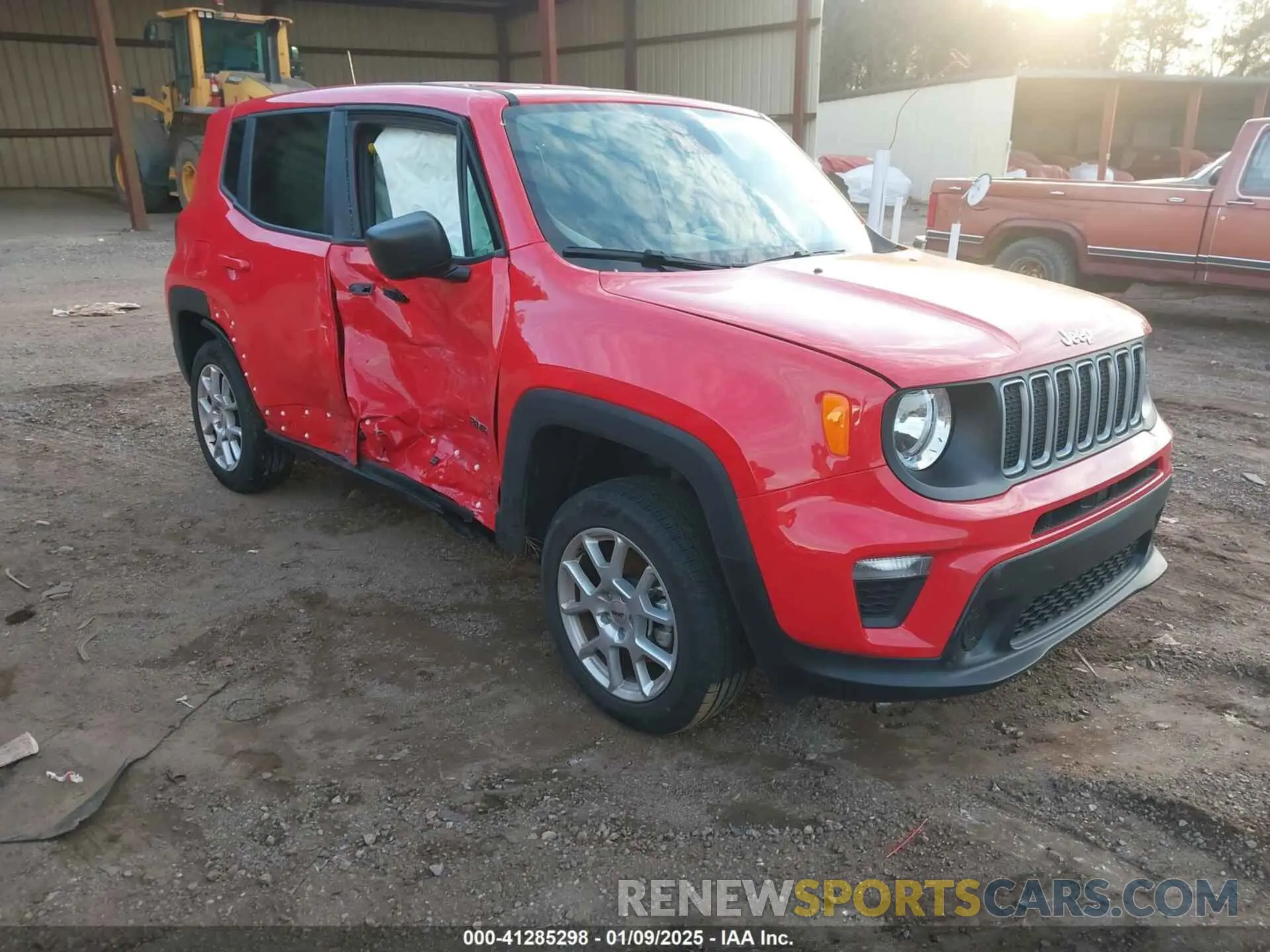 1 Photograph of a damaged car ZACNJDB1XPPP45100 JEEP RENEGADE 2023