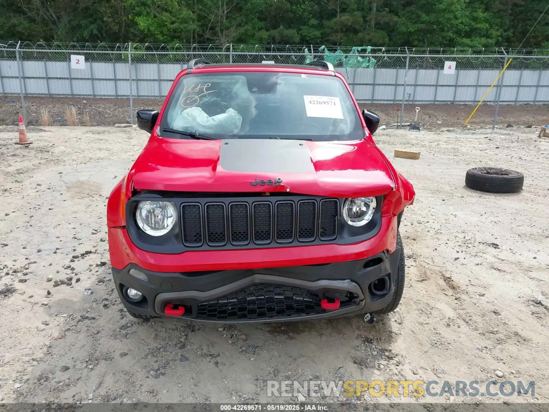 12 Photograph of a damaged car ZACNJDC18PPP61388 JEEP RENEGADE 2023