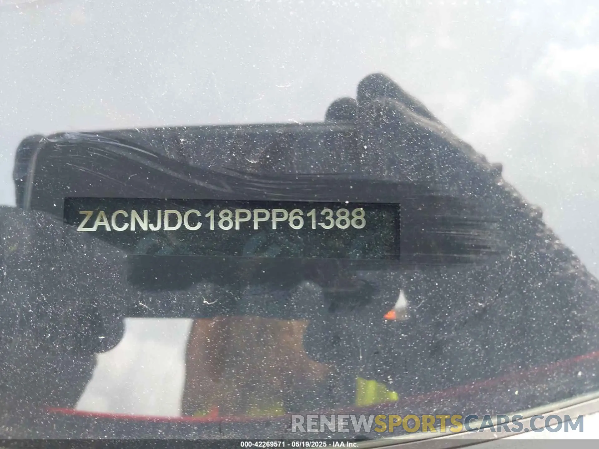 9 Photograph of a damaged car ZACNJDC18PPP61388 JEEP RENEGADE 2023