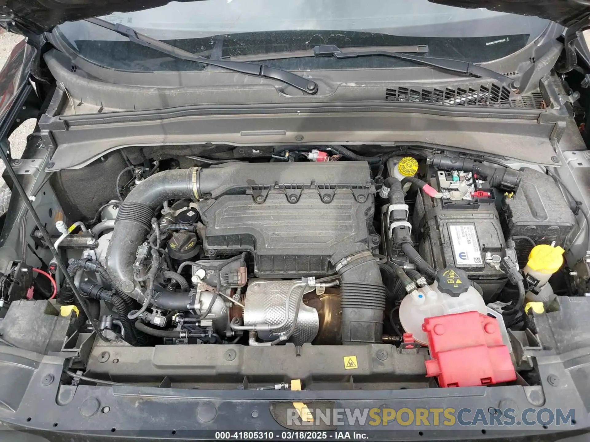 10 Photograph of a damaged car ZACNJDE12PPP31090 JEEP RENEGADE 2023