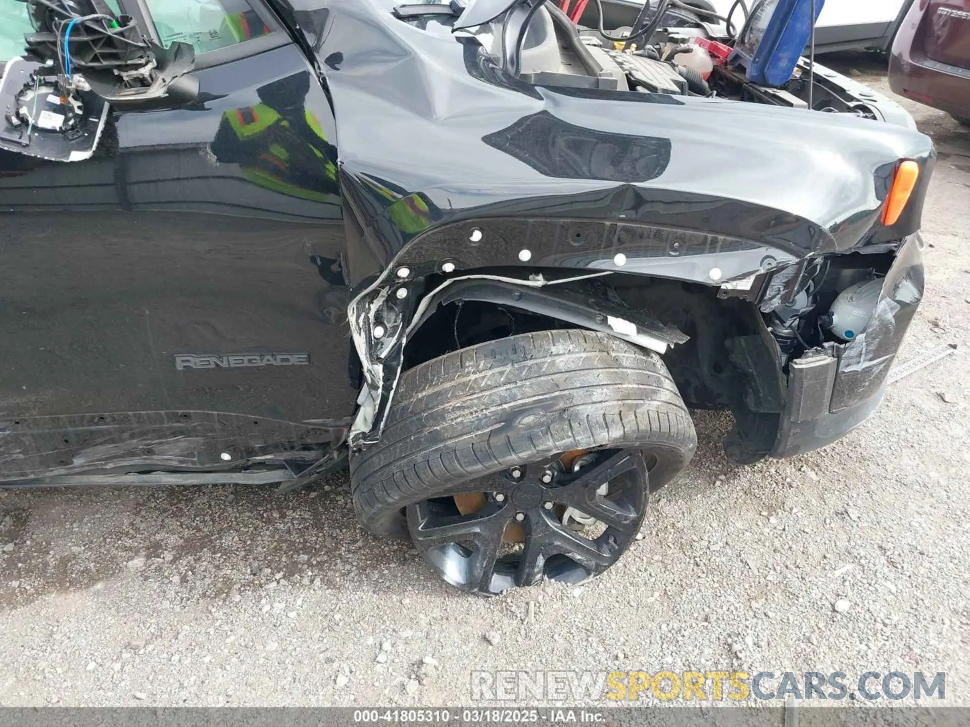 12 Photograph of a damaged car ZACNJDE12PPP31090 JEEP RENEGADE 2023