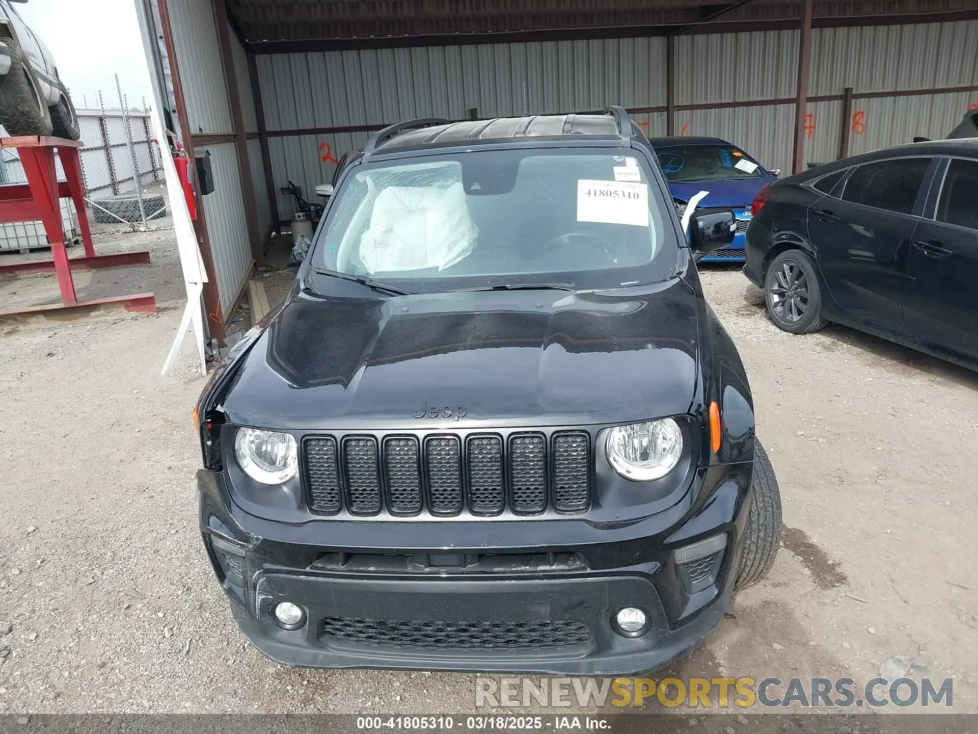 13 Photograph of a damaged car ZACNJDE12PPP31090 JEEP RENEGADE 2023