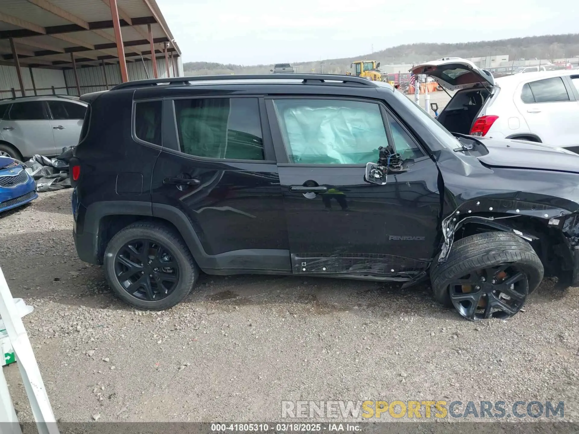 14 Photograph of a damaged car ZACNJDE12PPP31090 JEEP RENEGADE 2023