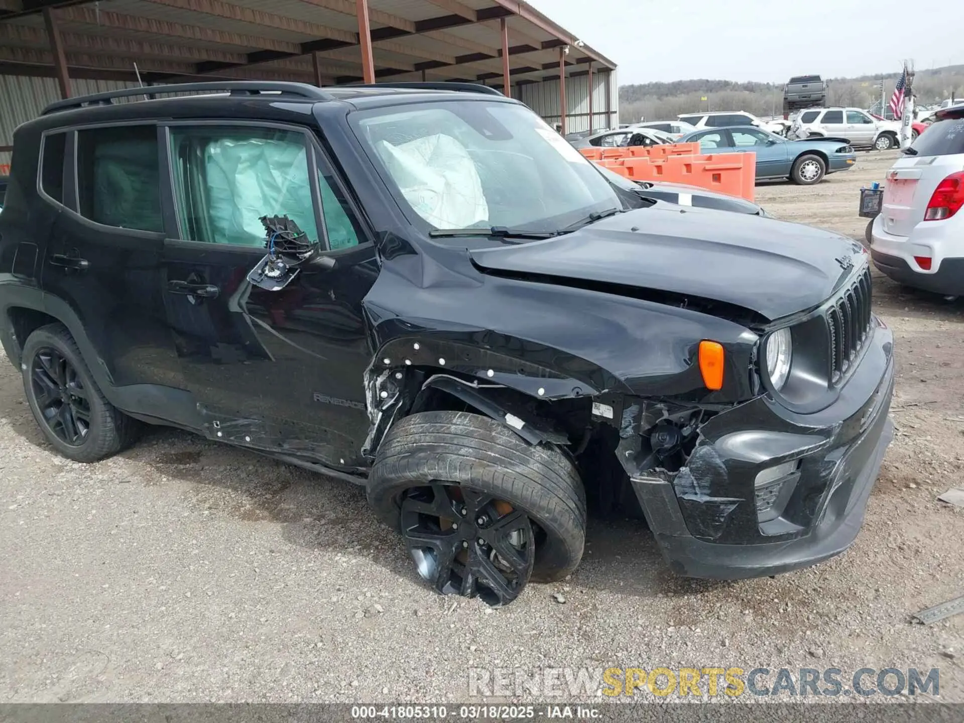 6 Photograph of a damaged car ZACNJDE12PPP31090 JEEP RENEGADE 2023