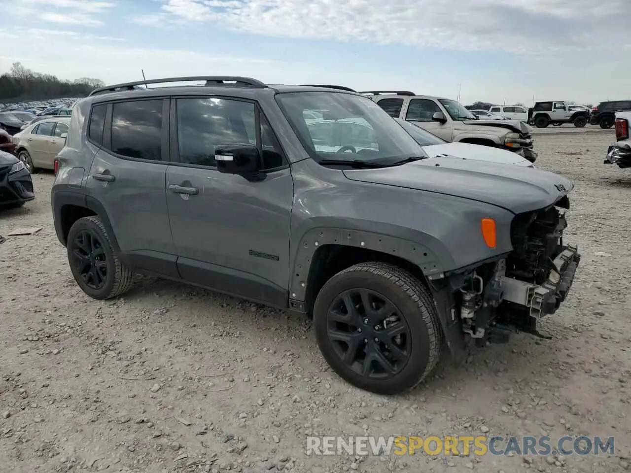 4 Фотография поврежденного автомобиля ZACNJDE19NPN58519 JEEP RENEGADE A 2022