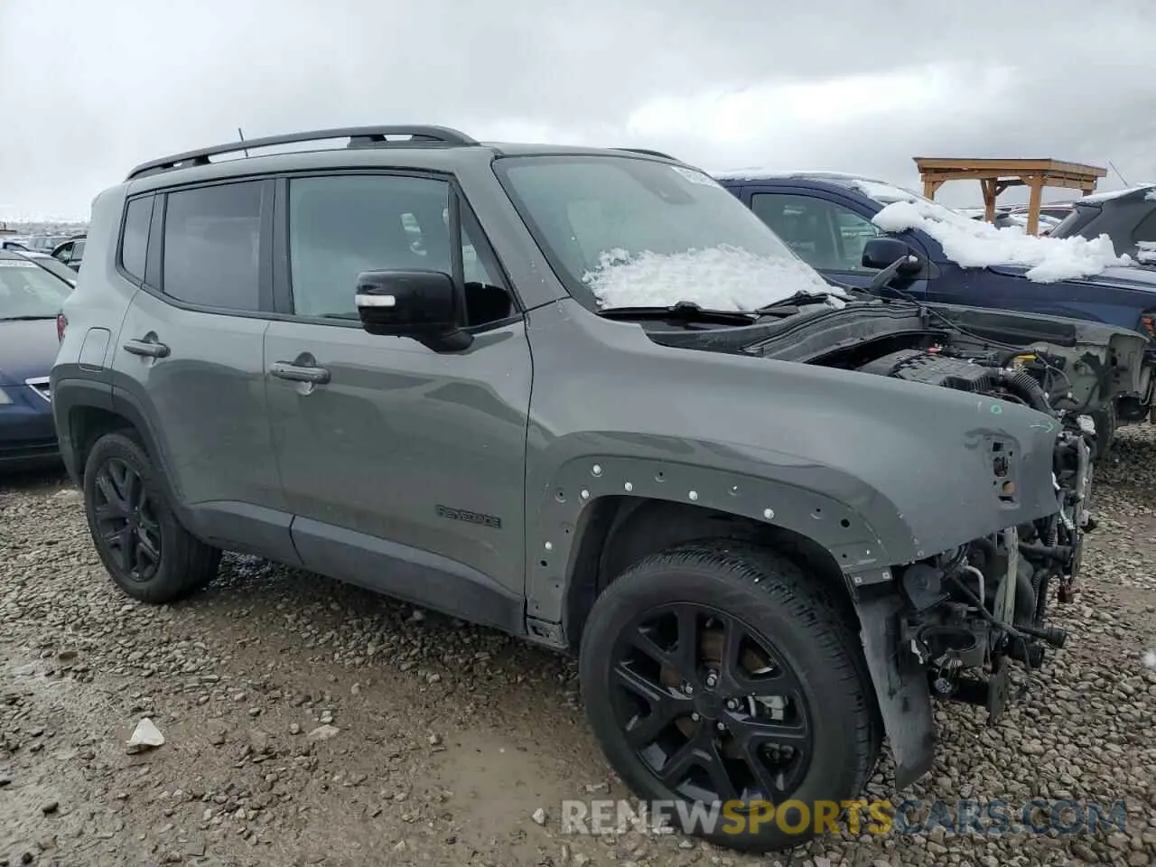 4 Фотография поврежденного автомобиля ZACNJDE19NPN68225 JEEP RENEGADE A 2022