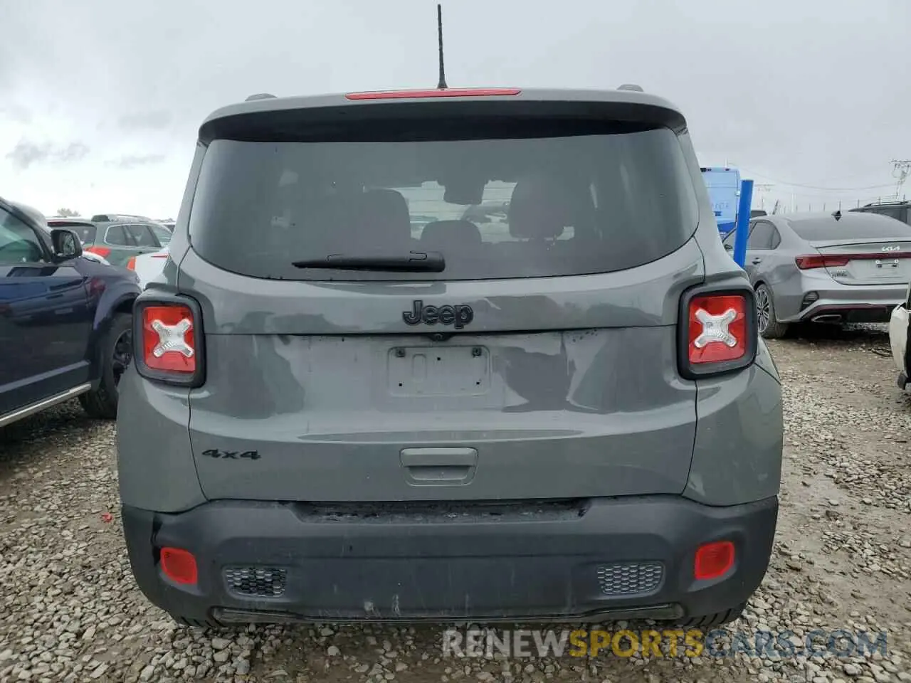 6 Фотография поврежденного автомобиля ZACNJDE19NPN68225 JEEP RENEGADE A 2022