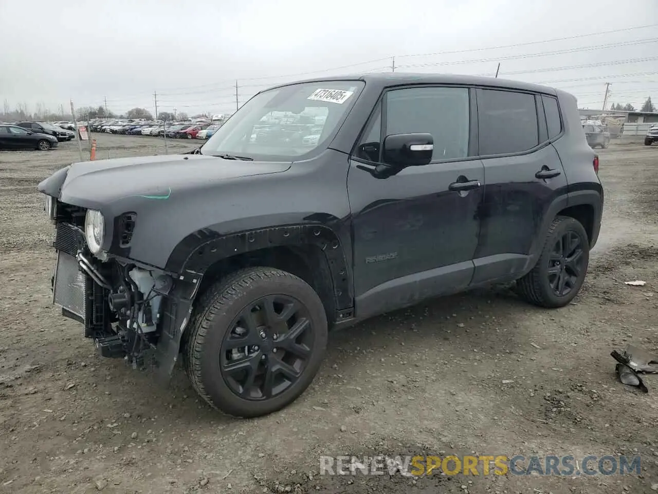 1 Photograph of a damaged car ZACNJDE10PPP35395 JEEP RENEGADE A 2023