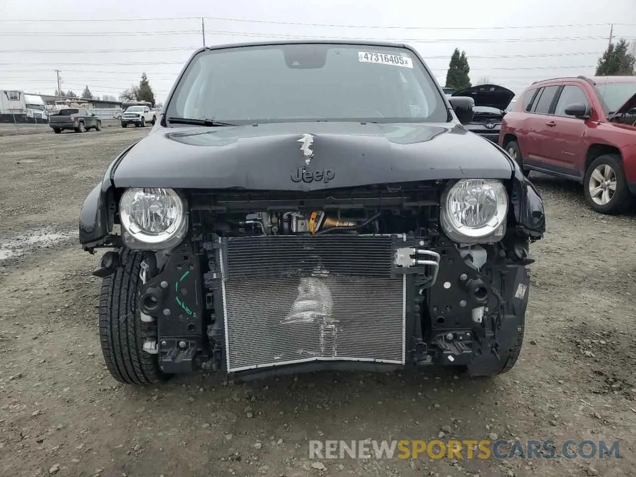5 Photograph of a damaged car ZACNJDE10PPP35395 JEEP RENEGADE A 2023