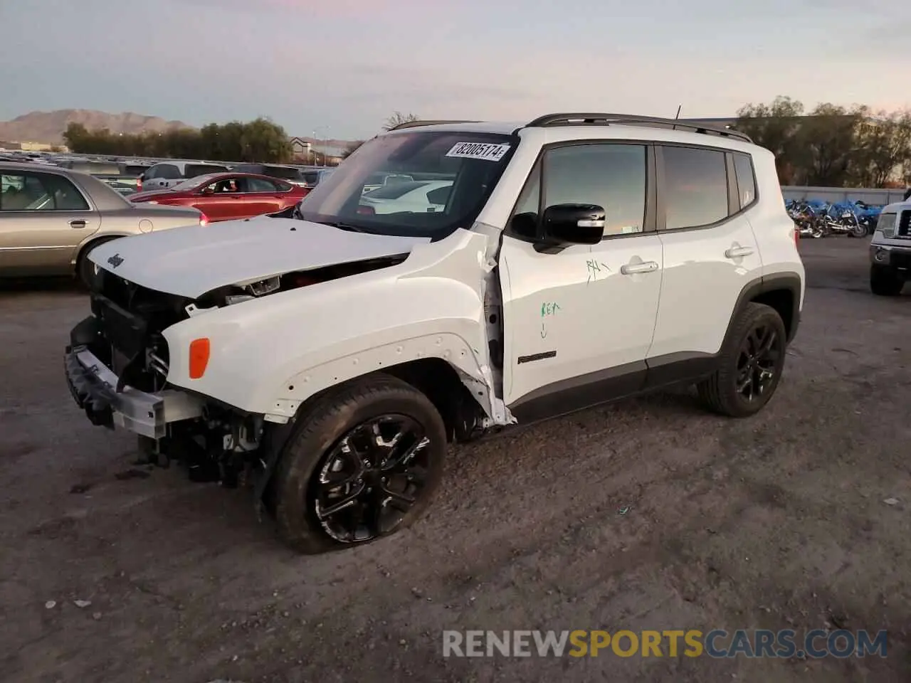 1 Photograph of a damaged car ZACNJDE12PPP17139 JEEP RENEGADE A 2023